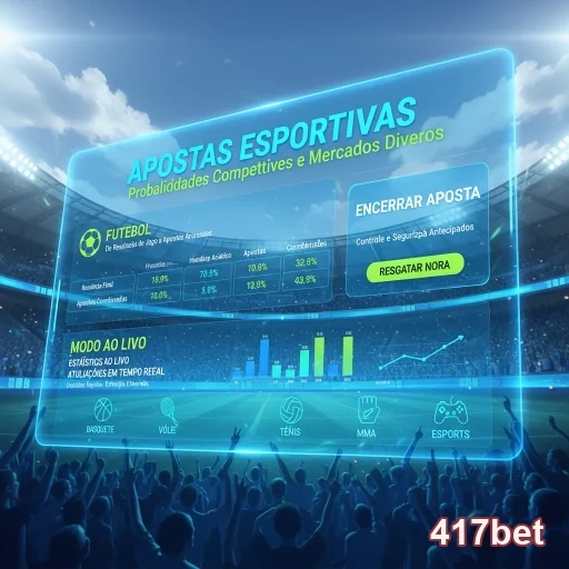 Ilustração de Experimente os Jogos VIP e Ao Vivo na 417bet