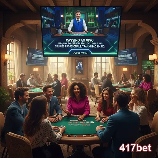 Ilustração de Experimente os Jogos VIP e Ao Vivo na 417bet