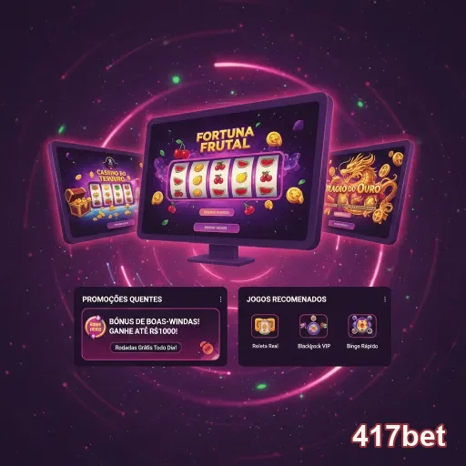 Ilustração de Acesse rapidamente o cassino online 417bet e jogue ao vivo