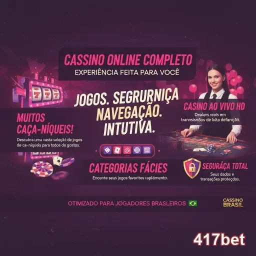 Ilustração de Acesse rapidamente o cassino online 417bet e jogue ao vivo